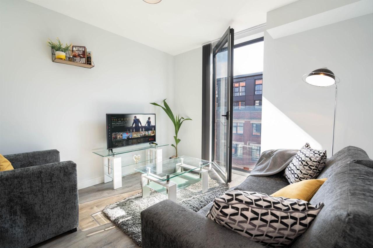 New Build - 2 Bed Snug Modern Apartment - Juliet Balcony - Roof Top Terrace - Digbeth, Birmingham City Centre - Free Netflix & Smart Tv Ngoại thất bức ảnh