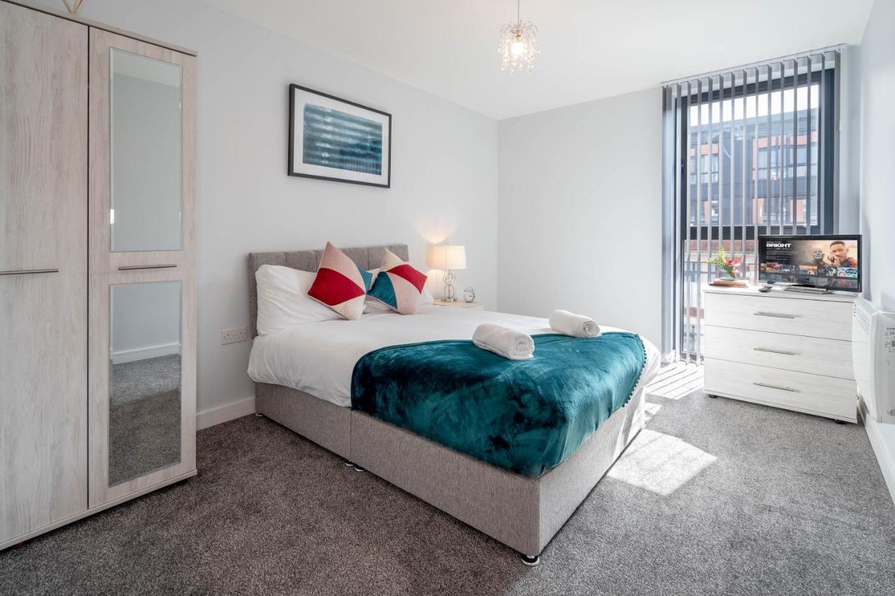 New Build - 2 Bed Snug Modern Apartment - Juliet Balcony - Roof Top Terrace - Digbeth, Birmingham City Centre - Free Netflix & Smart Tv Ngoại thất bức ảnh