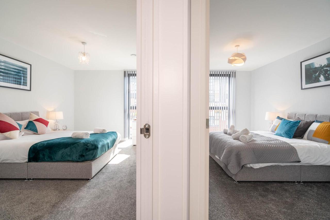 New Build - 2 Bed Snug Modern Apartment - Juliet Balcony - Roof Top Terrace - Digbeth, Birmingham City Centre - Free Netflix & Smart Tv Ngoại thất bức ảnh